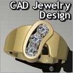 CAD CAM Jewelry Designand fabrication by Mansfield Designs Fine & Custom Jewelry