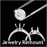 Our remount expert will lead the way for you trough the many choices. Well help you find your very own style. Remount a family heirloom or your favorite jewelry item into a new updated piece of jewelry. 